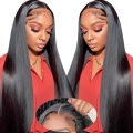Human Hair Wigs 13x6 Lace Front Wig Natural Color 150% Density Straight Hair Lace Wig