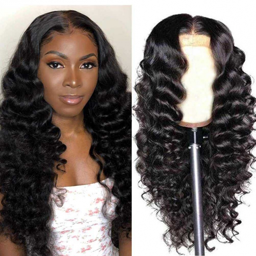 Human Hair Wigs Lace Front Wigs Natural Color 150% Density Loose Deep Wave Hair Lace Wig Human Hair Wigs Lace Front Wigs Natural Color 150% Density Loose Deep Wave Hair Lace Wig