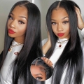 Human Hair Wigs 5x5 HD Lace Wigs Natural Color 180% Density Straight Hair Wigs