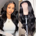 Human Hair Wigs 4x4 HD Lace Closure Wigs Natural Color 180% Density Body Wave Hair Wigs