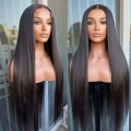 Human Hair Wigs 26 28 30 inch HD Lace Front Wigs Natural Color Straight Hair Lace Wig