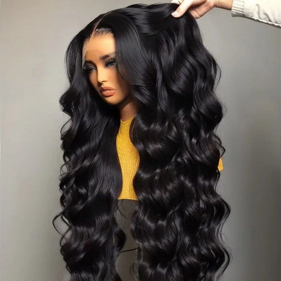 Human Hair Wigs 28 inch Lace Front Wigs Natural Color 150% Density Body Wave Hair Lace Wig